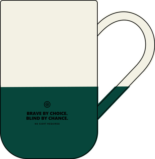 Brave By Choice Engraved Mug — No Sight Required